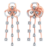 14K Gold & Diamond Women Earring KRB44122E